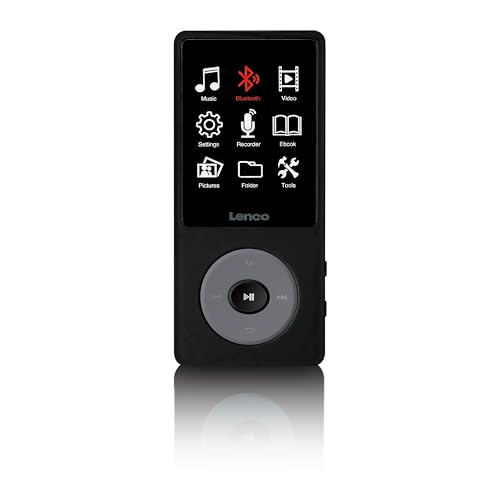Lenco Xemio-860 MP3/MP4-Spieler, 8 GB mit Bluetooth, Schwarz, versandkostenfrei