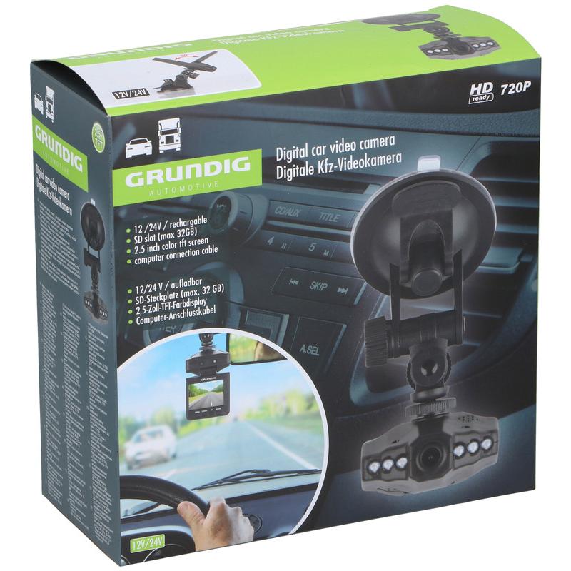 Grundig Automotive Digital Car DVR Grundig OT, Dashcam mit Full HD Aufnahme und 120° Weitwinkelobjektiv