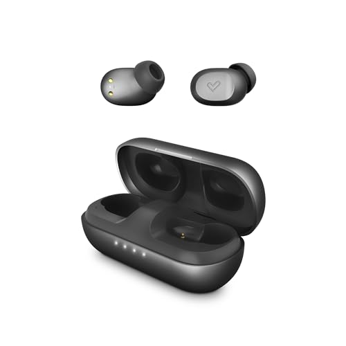 Energy Sistem Auriculares Micro Urban 3 Graphite, Kabellose In-Ear-Kopfhörer mit 5h Akkulaufzeit, grau, Bluetooth 5.1, Touch-Bedienung, kompatibel mit Google Assistant und Apple Siri