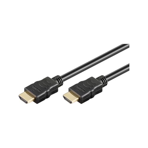 goobay HDMI 2.0 Kabel - 4K 60Hz, 5m, mit Ethernet-Kanal, vergoldeten Kontakten und HDR-Unterstützung
