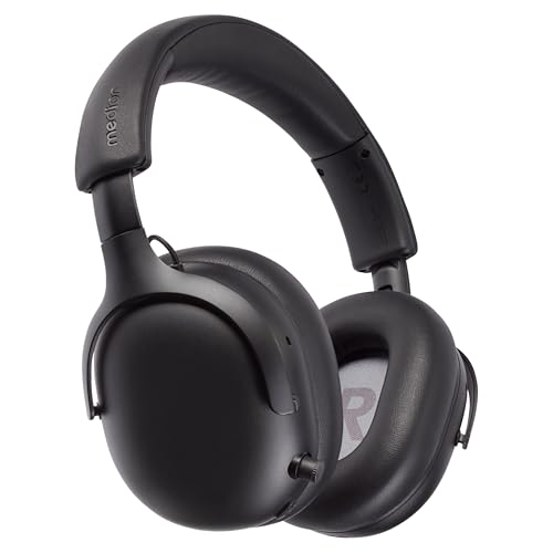 MEDION HX-1 Pure Over Ear Kopfhörer, kabellos, Bluetooth 5.4, 100 Stunden Akkulaufzeit, passive Noise Isolation, IPX4 spritzwassergeschützt, urban anthrazit