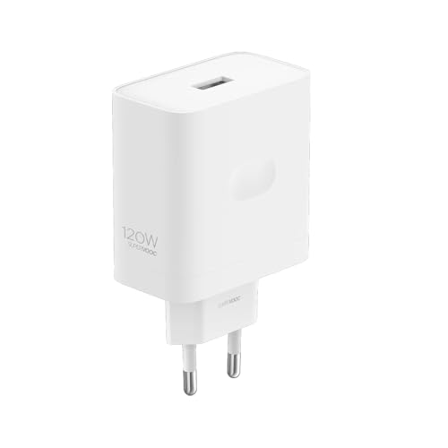 Realme Supervoc 120W Power Adapter VCBBOAEH White EU - Lightning-Fast Charging and Intelligent Power Management