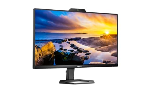 Philips 24E1N5300HE - 24 Zoll FHD USB-C Monitor, Webcam, höhenverstellbar, Lautsprecher, schwarz