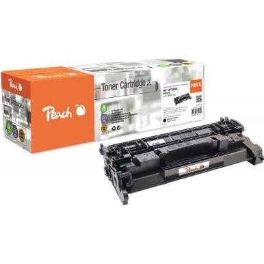 Peach Toner HP CF289X, wiederaufbereitet, Schwarz, Reichweite bis zu 1.000 Seiten