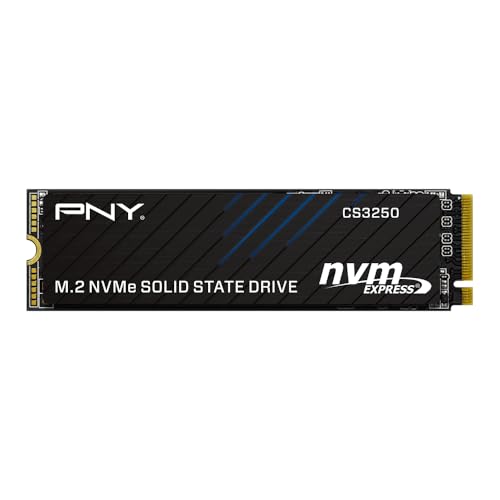 PNY CS3250 M.2 2280 NVMe Gen5 x4 2TB, SSD mit überlegener Geschwindigkeit bis zu 14.900 MB/s, thermisch gekühltem Controller und KI-fähiger Leistung