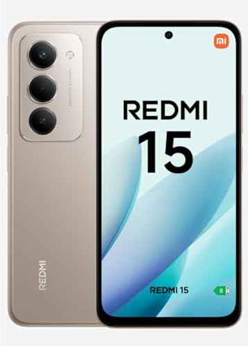 XIAOMI Redmi 15, Smartphone mit 8GB RAM und 256GB Speicher, Titan grau, 6,9" 120Hz Display, Snapdragon® 685, 50MP Kamera, 7000mAh Akku, ohne Ladegerät