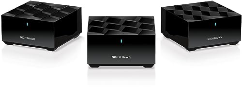 Netgear WiFi 6 Mesh (MK73S) Dual Band Mesh System mit Abdeckung von 400 m² und Geschwindigkeiten bis zu 3 Gbit/s (AX3000)