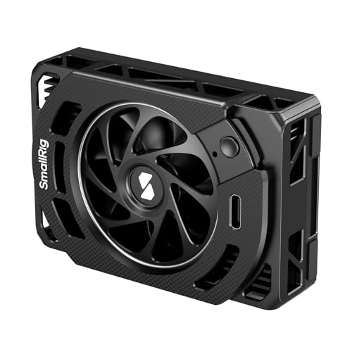 SMALLRIG Kamera-Kühlsystem für Sony ZV-E1/ZV-E10/ZV-E10 II/ZV-1/ZV-1F/A7 IV/A7S III/A7C/A7C II/A7CR/A6700/FX3/FX30 – 4348, Kamera-Kühllüfter mit TEC-Kühlmodul, schnelle Kühlung und einfache Montage