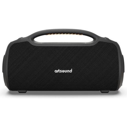 Artsound PWR04, Tragbarer Bluetooth Lautsprecher mit 10 h Akkulaufzeit, wasserdicht IPX6, Schwarz