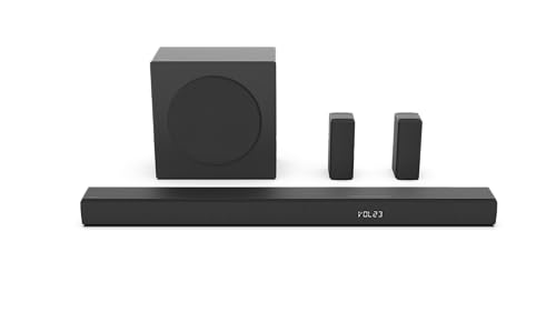 Hisense Soundbar HS5100, 5.1-Kanal Surround-Soundsystem mit 8 Lautsprechern, 540 W, kabelloser Subwoofer, Dolby Digital Plus und DTS Virtual:X