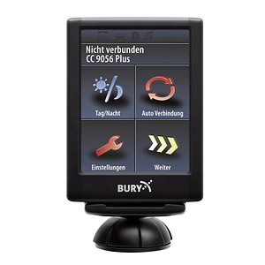 BURY CC 9056 Plus, Freisprecheinrichtung mit Bluetooth und integriertem Mikrofon, schwarz