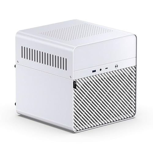Jonsbo N2 PC-Gehäuse, NAS-Gehäuse, 5+1 Speicherplätze, Hot-Swapping-Technologie, Aluminium, Mini-ITX, Weiß