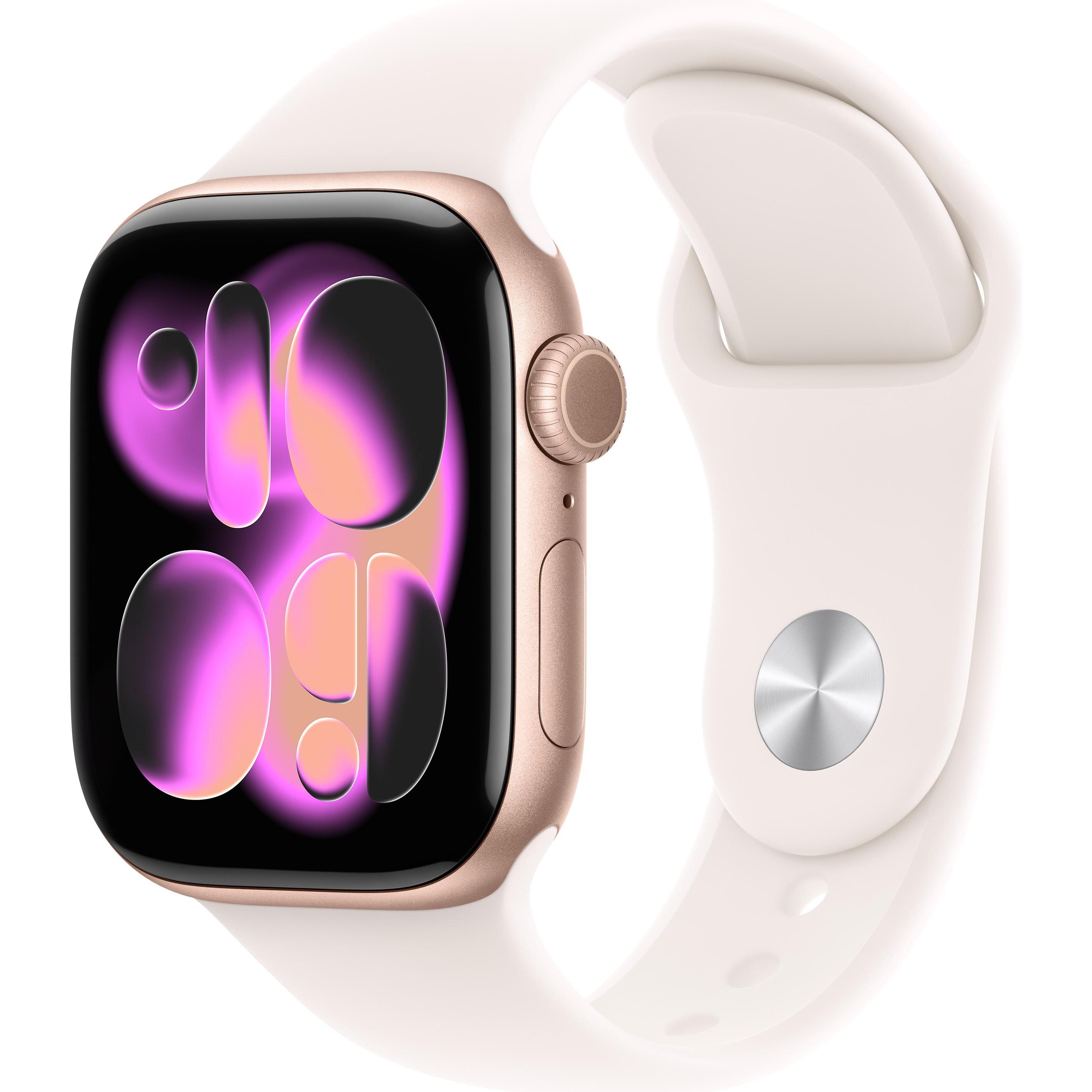 Apple Watch Series 11 (42 mm, nur WLAN), Smartwatch mit Schlafindex, EKG-Funktion und bis zu 24 Stunden Batterielaufzeit, wasserdicht bis 50 Meter