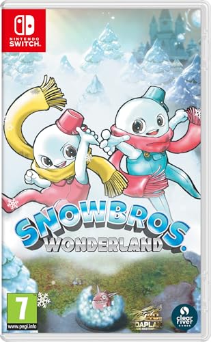 Clear River Games Snow Bros Wonderland NS, Nintendo Switch Spiel mit neuem isometrischen 3D-Stil und Vier-Spieler Co-Op-Modus