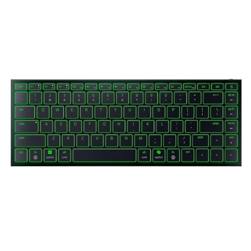 Razer Joro Portable Keyboard - Kompakte kabellose RGB-Tastatur mit Bluetooth 5.0, USB-C, Low Profile, kompatibel mit macOS, iOS und Windows | Schwarz