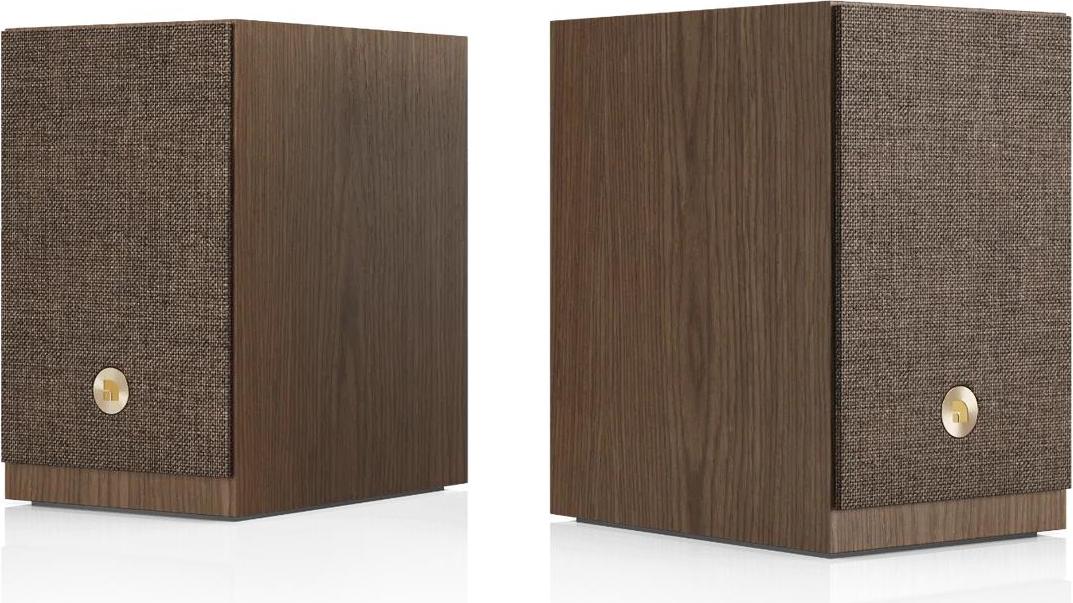 Audio Pro A28 W, Aktiv-Stereo-Lautsprecher mit WiFi, Bluetooth und Virtual Surround, Nussbaum
