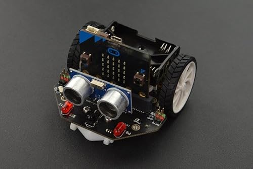 DFRobot micro:Maqueen Lite, micro:bit Roboter mit Linienverfolgungs- und Ultraschallsensoren, kompatibel mit V1 und V2