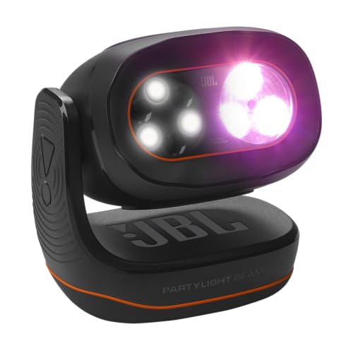 JBL PartyLight Beam, kabellose Lichtanlage mit synchronisierbaren Lichteffekten für Partys