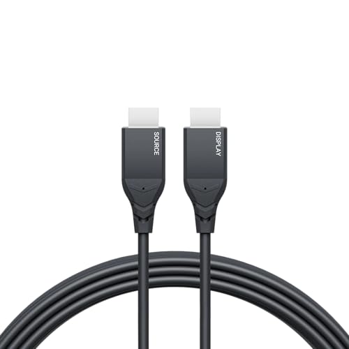 Insta360 Connect Long HDMI Kabel, 10 m Glasfaserkabel, 18 MBps Bandbreite, HDMI Typ A, unterstützt 4K Video