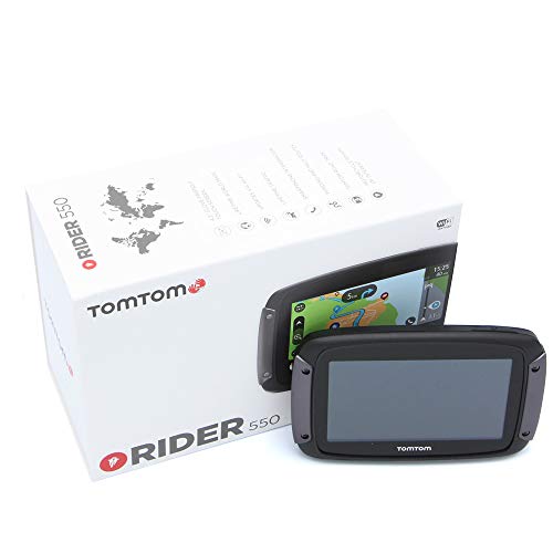 TomTom Rider 550, Fahrzeug Navigation mit 4.30" Display, kurvenreiche Routen und integriertes Wi-Fi