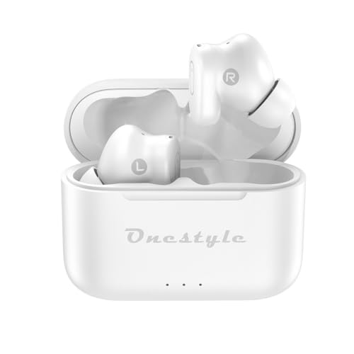 CORN TECHNOLOGY ONESSTYLE TWS-VX-PRO, In-ear Kopfhörer mit Aktiver Geräuschunterdrückung, Bluetooth, Weiß