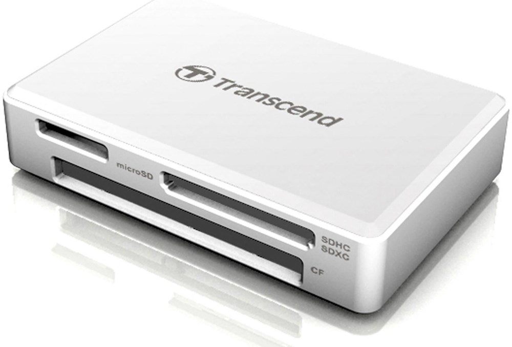 Transcend USB 3.1 Gen 1 Multifunktionskartenleser TS-RDF8W2