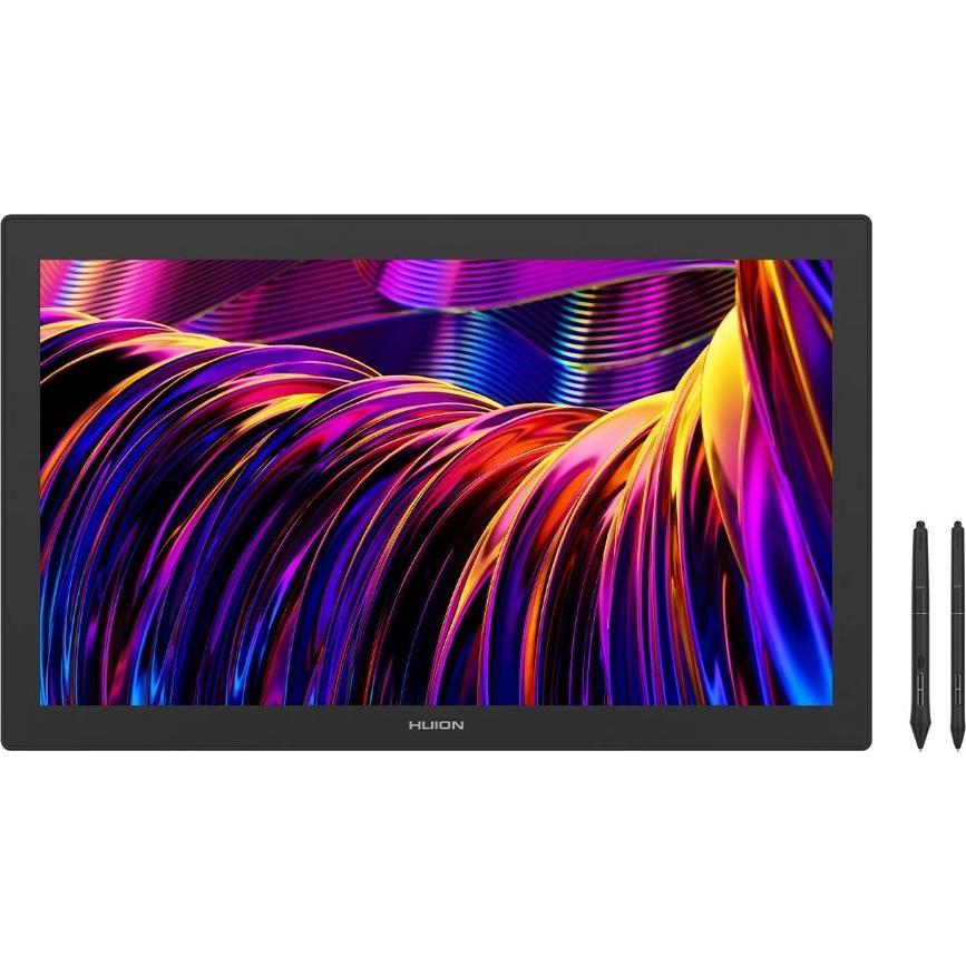 Huion Kamvas Pro 27, Grafiktablett mit 27" Display, 5080 lpi, Schwarz, PenTech 4.0 Technologie und Canvas Glass
