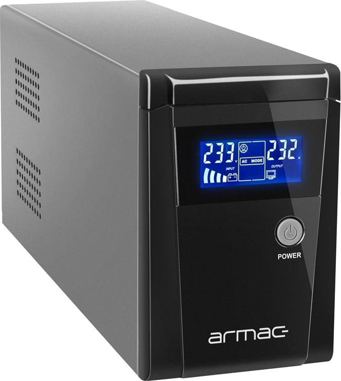 Armac Notstromversorgung Armac UPS OFFICE LINE-INTERACTIVE O/850F/LCD, Line-Interaktiv USV, 850 VA, 480 W