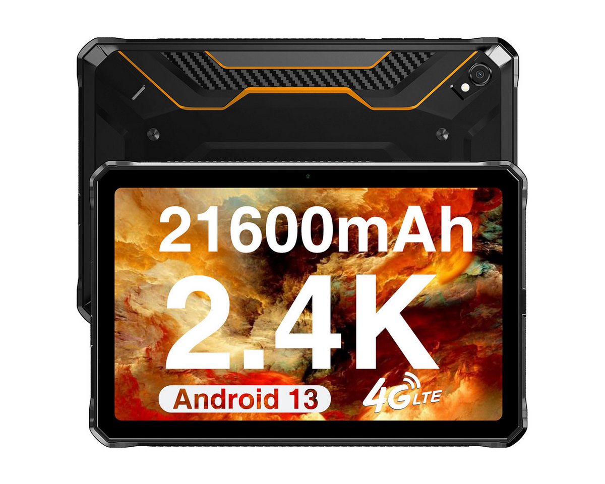 DOOGEE R20 Tablet (10.4", 256 GB, 21600 mAh, 20(8+12)RAM+256ROM, 50 MP+16 MP, Android 13.0, OTG) - 2.4K Display, Helio G99 Octa Core, Samsung® Kameras