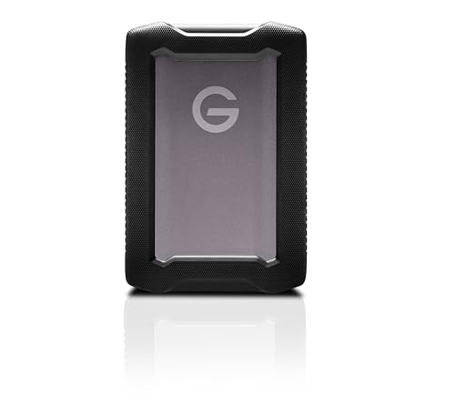 SanDisk PROFESSIONAL G-DRIVE ArmorATD 6 TB Mobile Festplatte, USB-C-fähig, 130 MB/s, wasser- und staubfest, für Mac und Windows