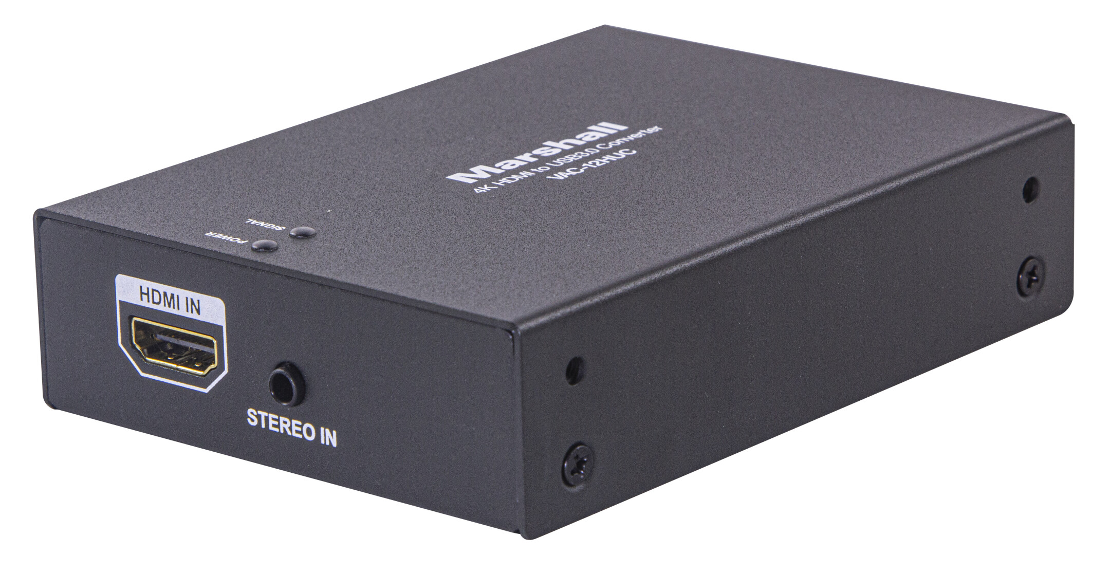 Marshall Electronics VAC-12HUC, Signalwandler HDMI auf USB-C, Plug & Play, 2160p bei 30fps, Metallgehäuse