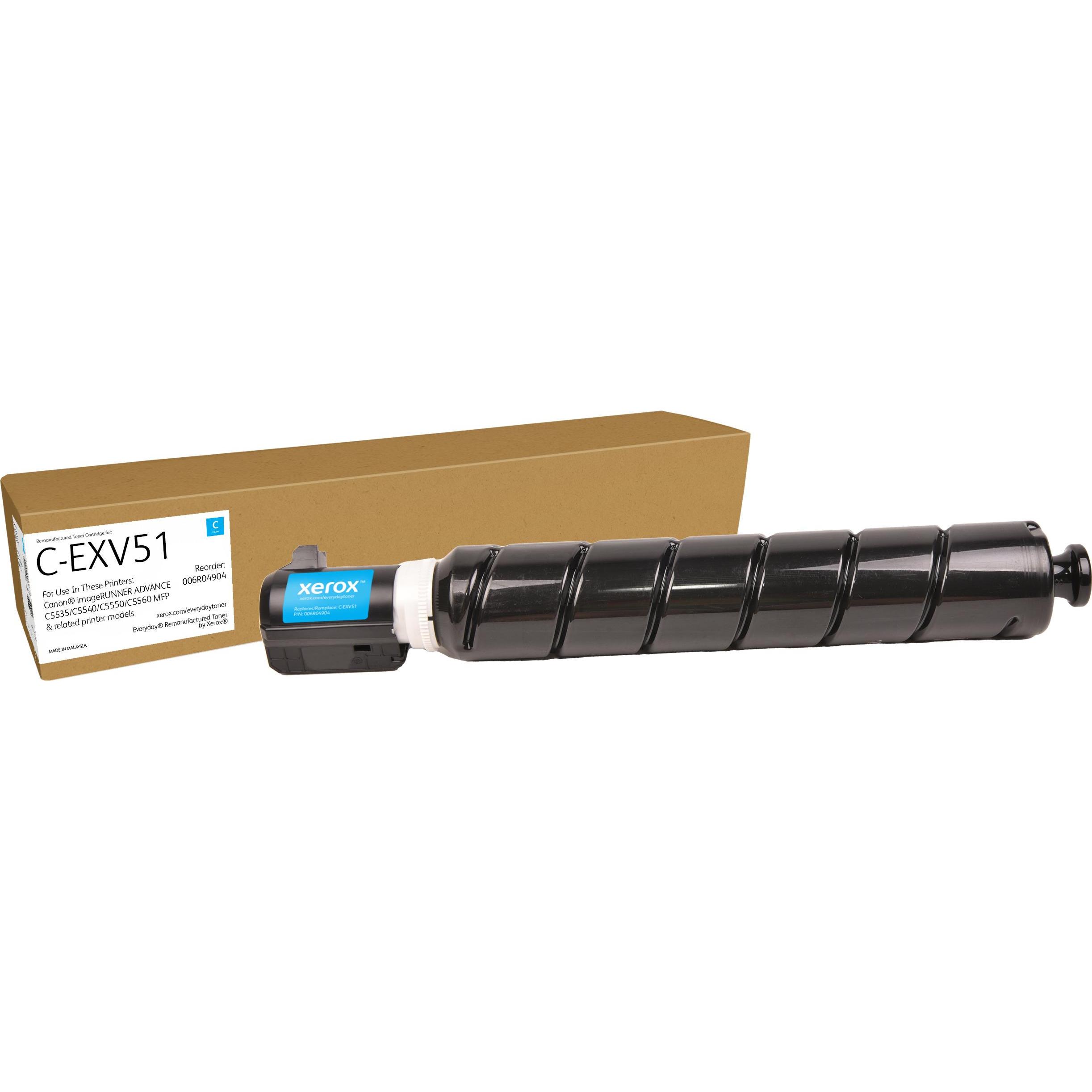 Xerox Everyday Remanufactured Toner Repl (C), kompatibel mit Canon-Druckern, Cyan, umweltfreundlich und kosteneffizient