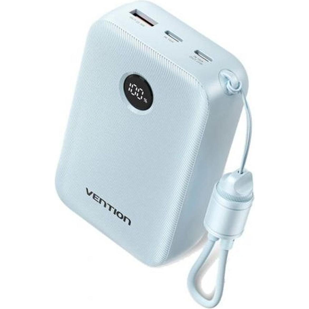 Vention FKBL0-C Powerbank, tragbares Ladegerät mit 20000 mAh, 22.5 W, blau