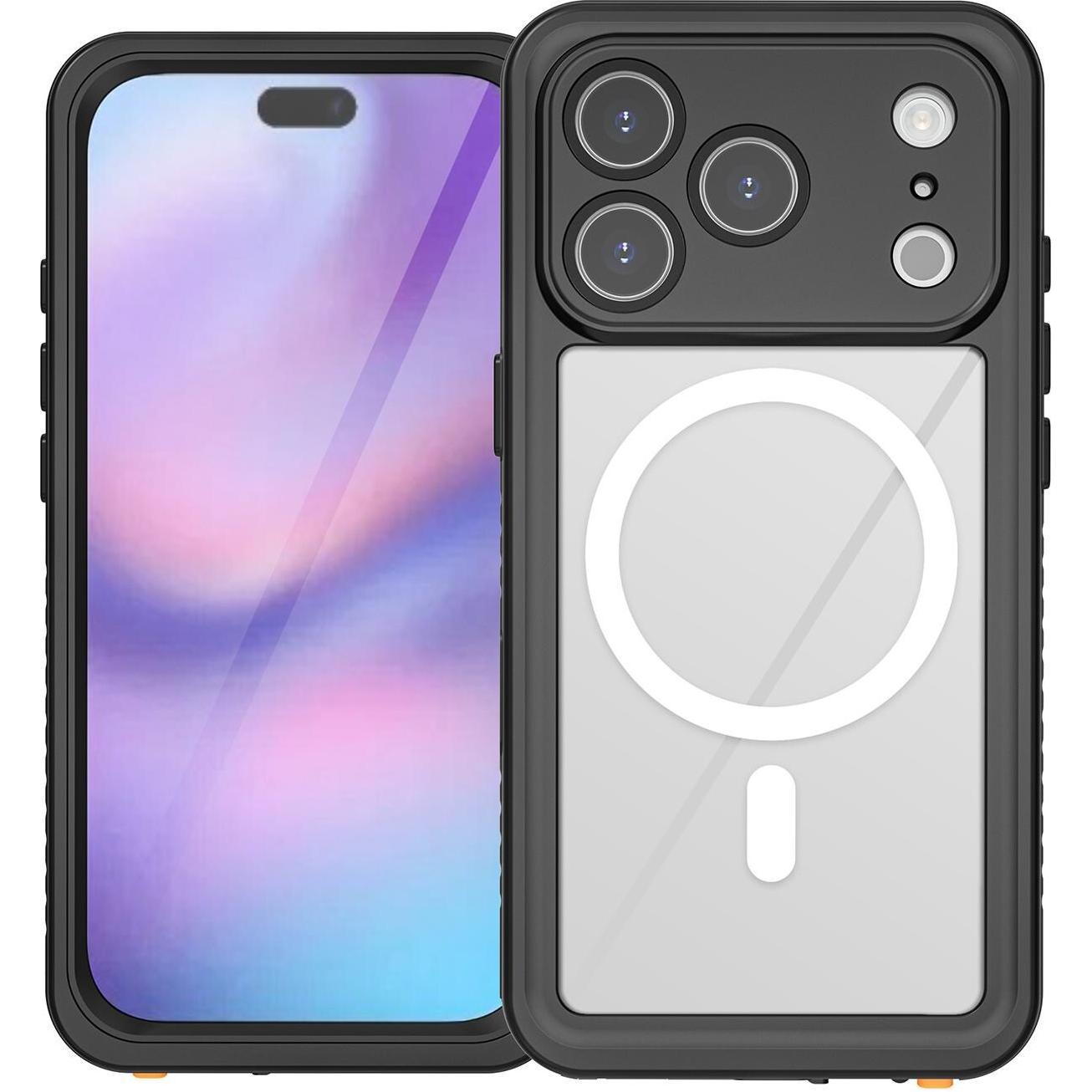 4smarts Hülle für Apple iPhone 17 Pro, IP68, Rundumschutz, Schwarz-Transparent, 16 cm (6.3")