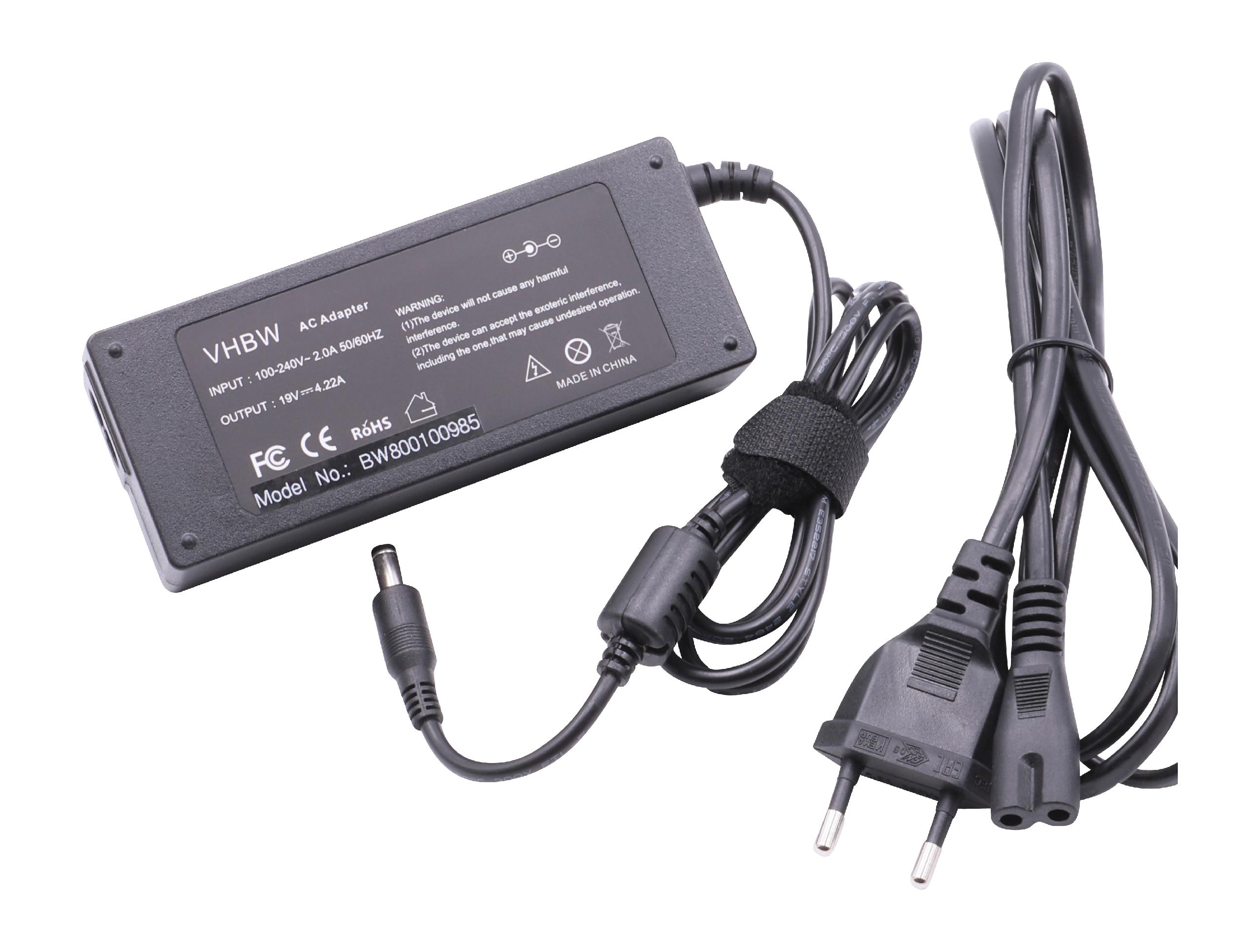 VHBW 220V Laptop Netzteil (4.22A) für Fujitsu-Siemens Lifebook A1010, A1130, A531, AH530, AH531, AH532, AH550, C1020 wie CA01007-0920.