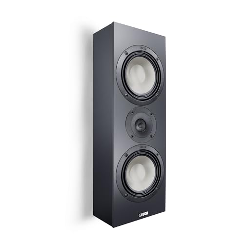 Canton GLE 15 OnWall, 2-Wege Wandlautsprecher mit 110 Watt Musikbelastbarkeit, schwarz