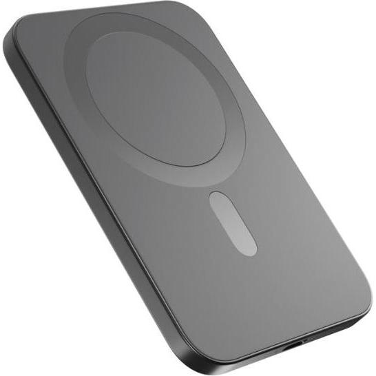 Epico UltraPack Slim Alu MagSafe Powerbank 3.000 mAh (3000 mAh), Powerbank, Grau