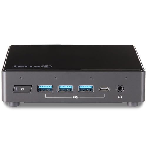 Terra Y PC-Micro 3100 Silent GREENLINE, Desktop-PC mit Celeron Prozessor, kompakt und leise