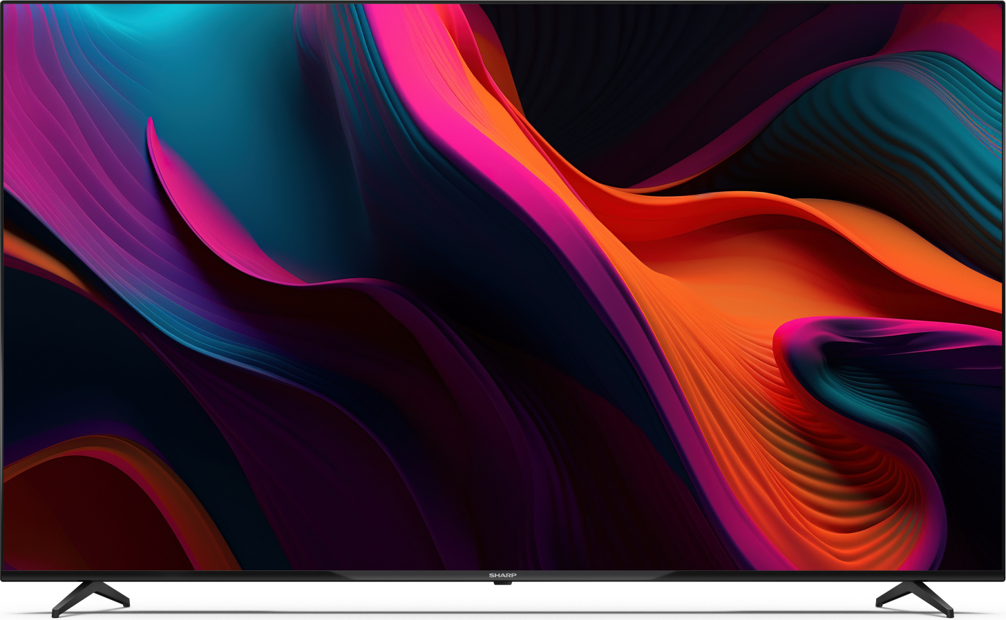 Sharp 70GL4260E, 70 Zoll 4K Ultra HD LED Smart-TV mit Google TV™, WLAN, Schwarz