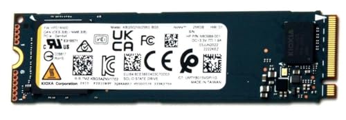 Kioxia Client SSD NVMe/PCIe M.2 2280 (256 GB, M.2 2280), SSD, 256Gb, NVMe/PCIe, M.2 2280