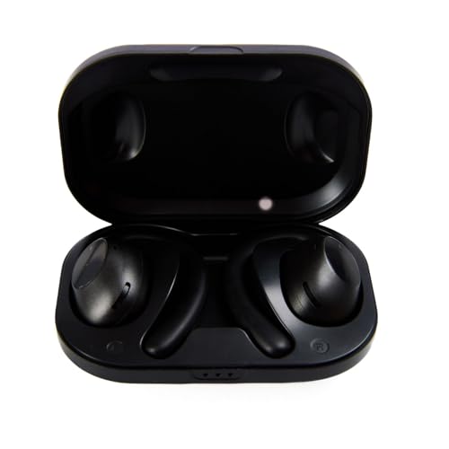 Nilox Nxtwrunbeator, Kabellose Kopfhörer mit 10h Akkulaufzeit, Schwarz/Silber, In-Ear mit Geräuschisolierung