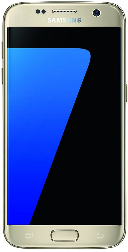 Samsung Galaxy S7 Smartphone 12,95cm Pixel (5,1 Zoll) Super-AMOLED-Display, 32GB interner Speicher, 4GB RAM, Android, Gold Platinum