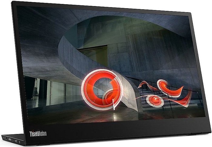 Lenovo ThinkVision M15 - 15,6 Zoll, Full HD (1920 x 1080 Pixel), IPS, 60 Hz, 14 ms, 250 cd/m² (62CAUAT1WL)
