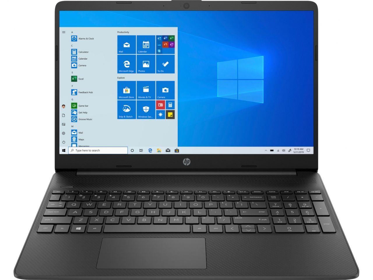 HP 15s-eq2255ng Notebook 39,6 cm (15,6-'-') AMD Ryzen 5 5500U, 8GB RAM, 512GB SSD, Win10 Home