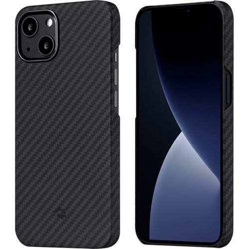 Pitaka MagEZ MagSafe Case 2 für iPhone 13 Black-Grey Twill