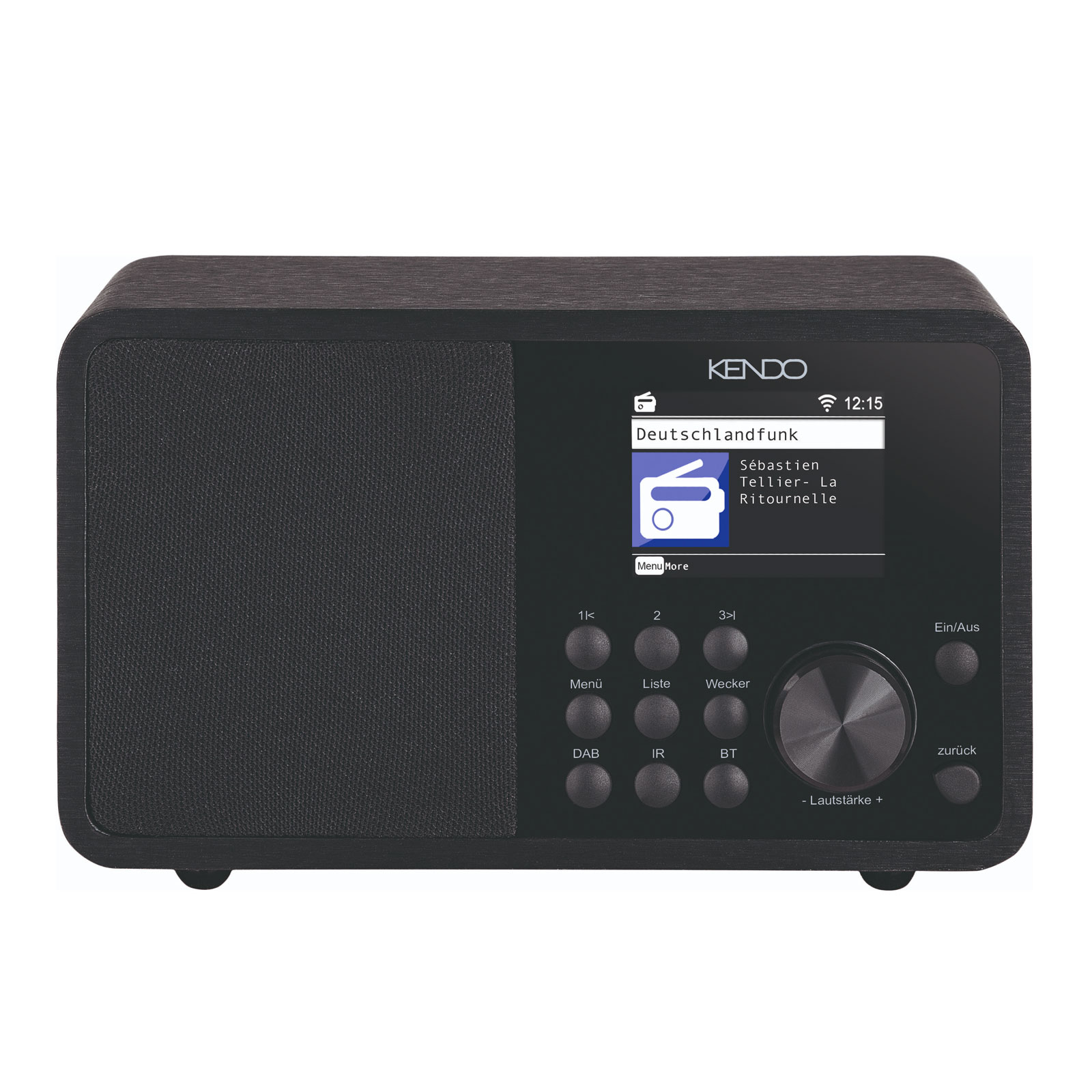 Kendo Dabir Radio 21EX (12170000477) DAB+, UKW, schwarz
