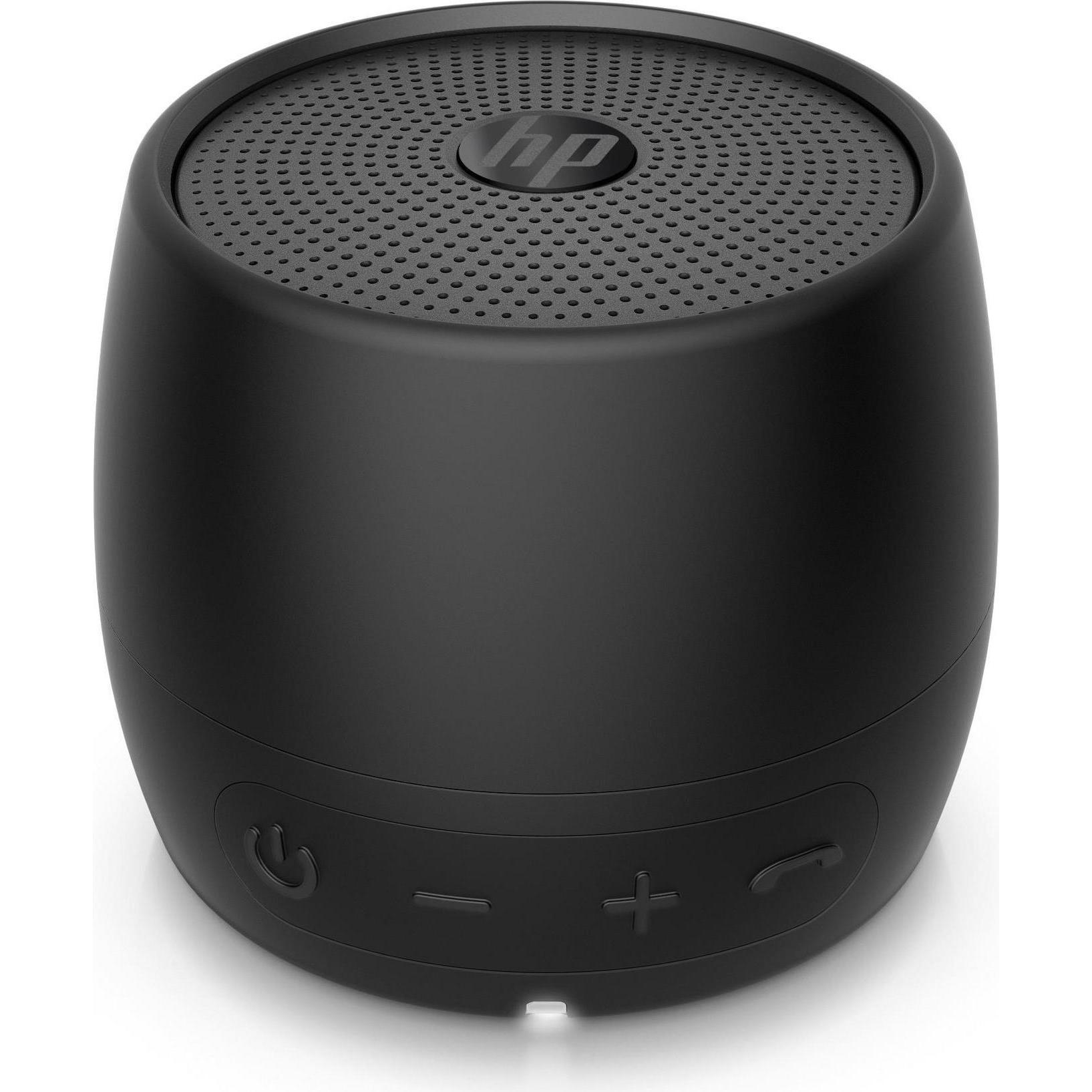 HP Black Bluetooth Speaker 360, tragbarer Bluetooth Lautsprecher mit 360° Sound, Schwarz