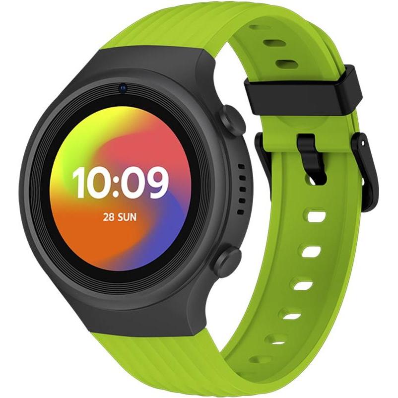 SPC Smartwatch Smartee 4G Junior, 47 mm, 4G, kindgerechte Smartwatch in Grün und Schwarz mit Standortverfolgung und Aktivitätsüberwachung