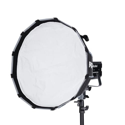 Rollei 45 cm Quick-Parabol Softbox: Kontrastreiches Licht mit Bowens Bajonett und Grid, Silber