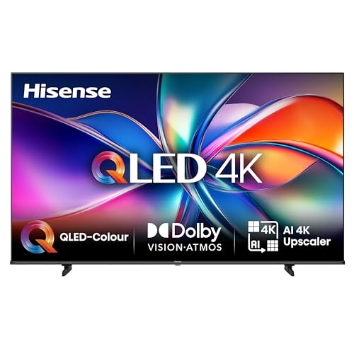 Hisense 55E7Q, 55 Zoll 4K UHD QLED Smart TV mit Dolby Vision Atmos, Game Mode Plus, AI 4K Upscaler und Sprachsteuerung [2025]